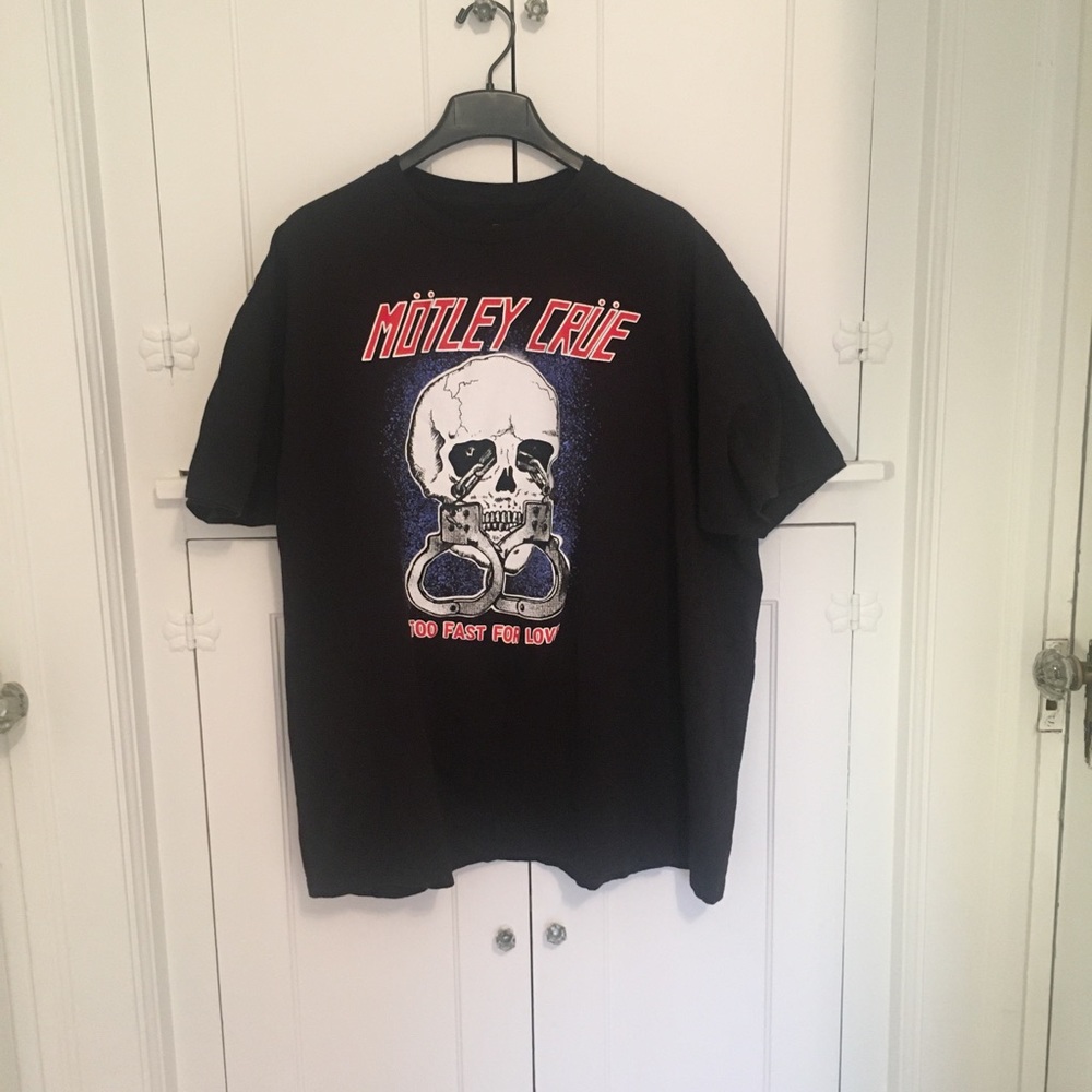 Black Motley Crue T-Shirt- 2X